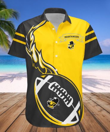 Appalachian State Mountaineers Hawaii Shirt Flame Ball – Ncaa