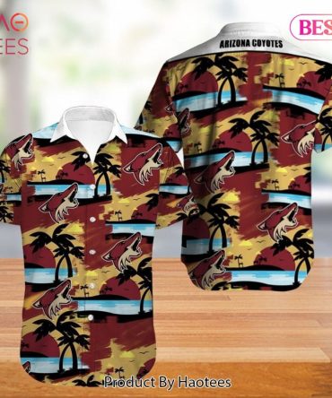 Arizona Coyotes Hawaiian Shirt Tropical Flowers Summer For Fans