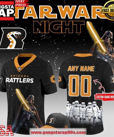 Arizona Rattlers X Star Wars Night 2025 Custom Football Jersey