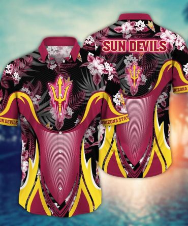 Arizona State Sun Devils Ncaa Hawaiian Shirt Fresh Mowed Lawns Aloha Shirt