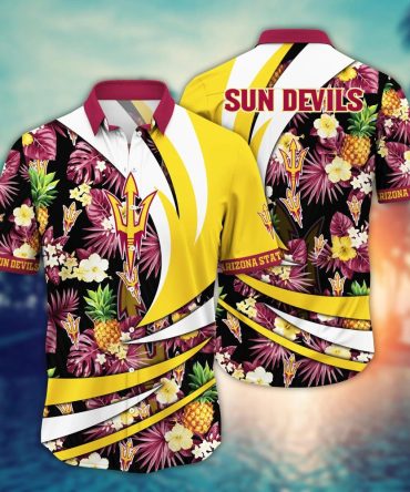 Arizona State Sun Devils Ncaa Hawaiian Shirt Sunlight Aloha Shirt
