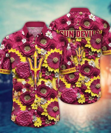 Arizona State Sun Devils Ncaa Hawaiian Shirt Trending For This Summer Customize Shirt Any Team