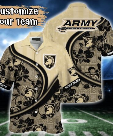 Army Black Knights Ncaa Us Flag Hawaiian Shirt Custom Summer Aloha Shirt