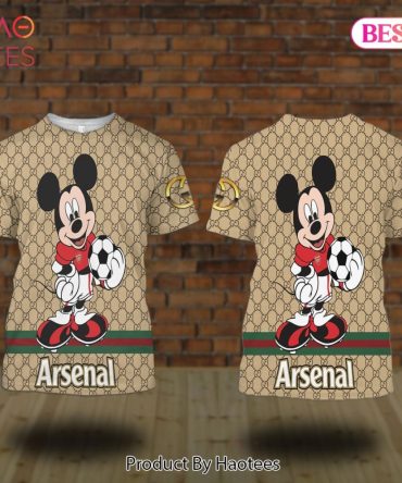 Arsenal Gucci Mickey Trending T-Shirt