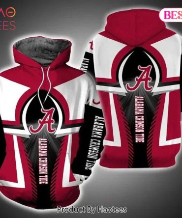 Alabama Crimson Tide Football 3D Hoodie College Gifts