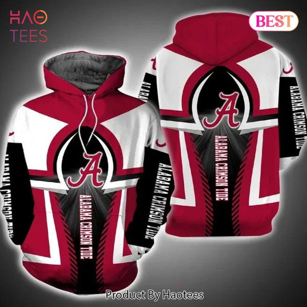 Alabama Crimson Tide Football 3D Hoodie College Gifts