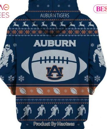 Auburn Tigers Christmas For Fan 3D Hoodie Auburn Tigers Fan Gift Ideas