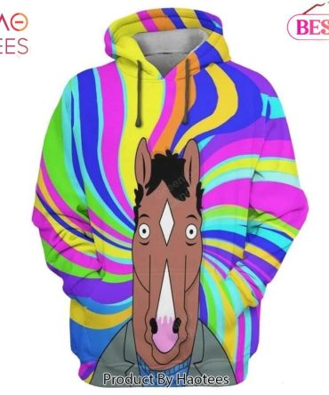 Bojack Horseman Colorful 3D Hoodie