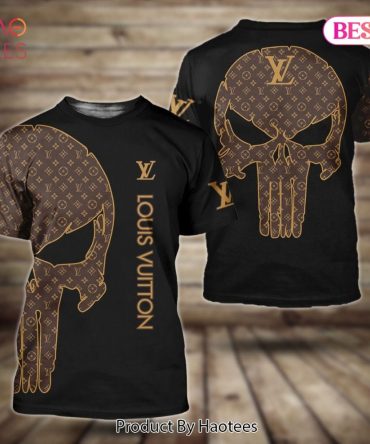 Louis Vuitton Unique Skull Brand 3D T-Shirt Limited Edition