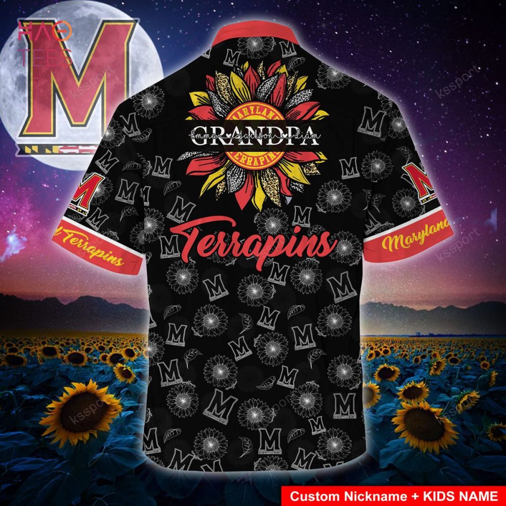 Maryland Terrapins Hawaiian Shirt - Image 2