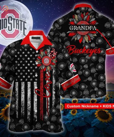 Ohio State Buckeyes Hawaiian Shirt - Lp71