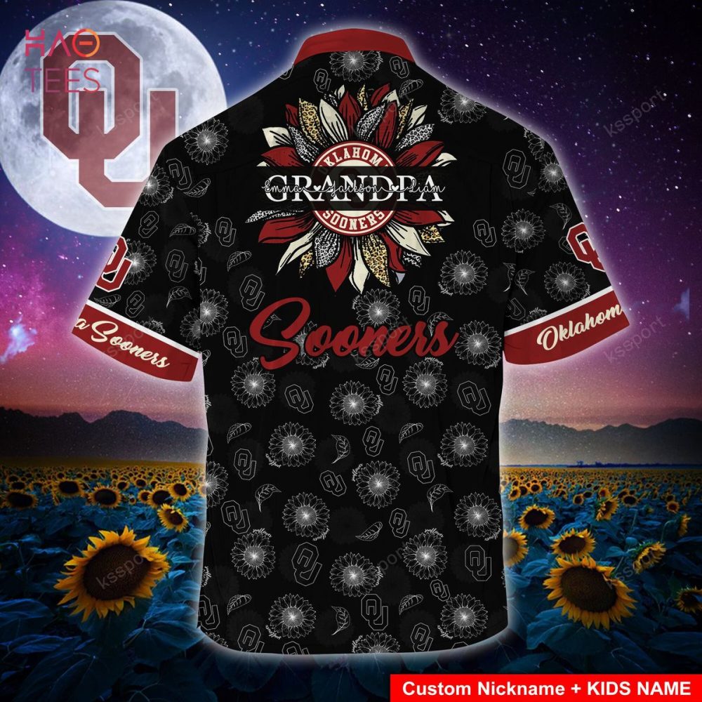Oklahoma Sooners Hawaiian Shirt - Gd61 - Image 2