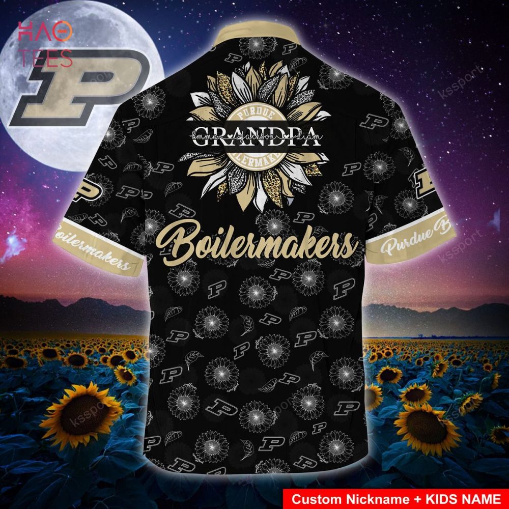Purdue Boilermakers Hawaiian Shirt - Ao91 - Image 2