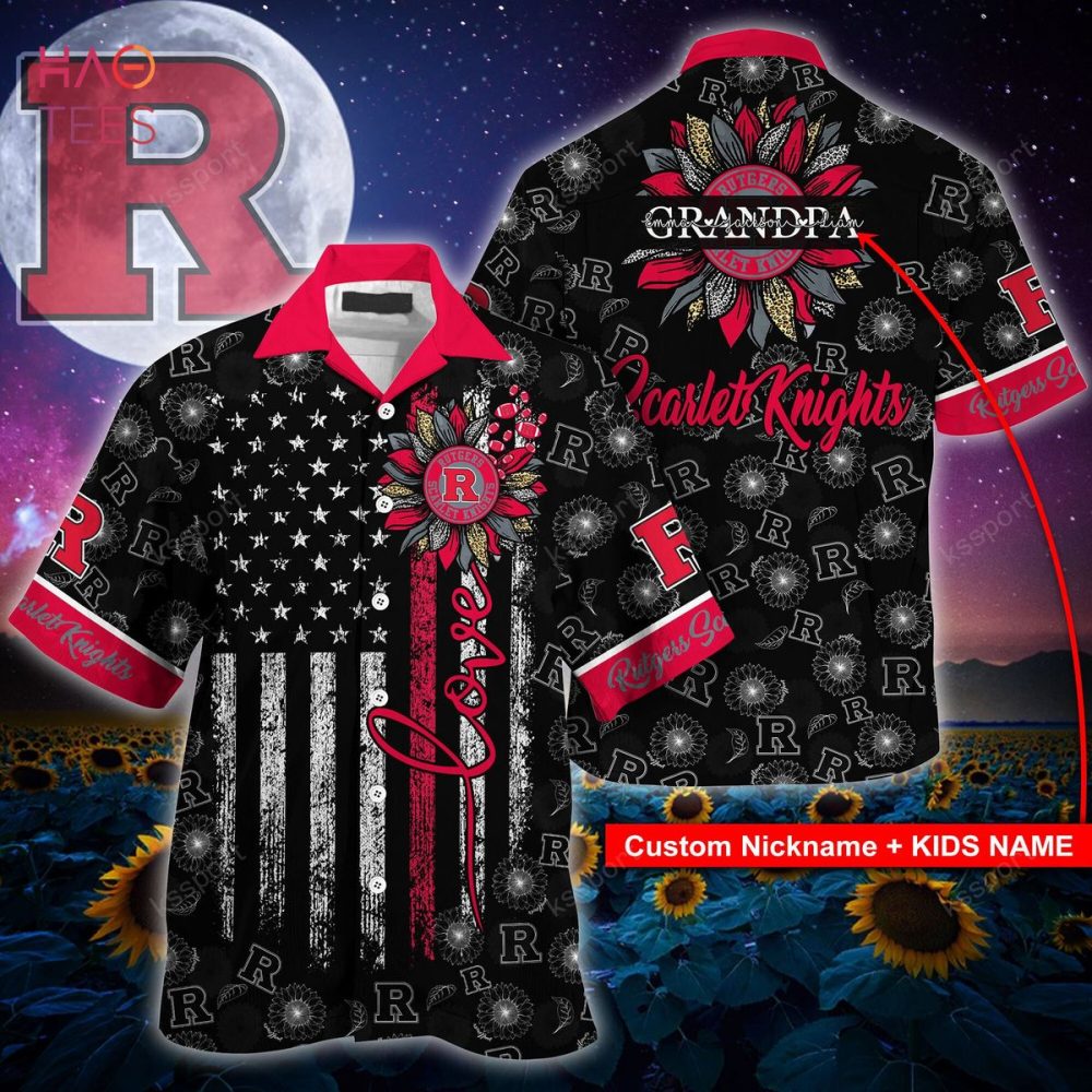 Rutgers Scarlet Knights Hawaiian Shirt - K051