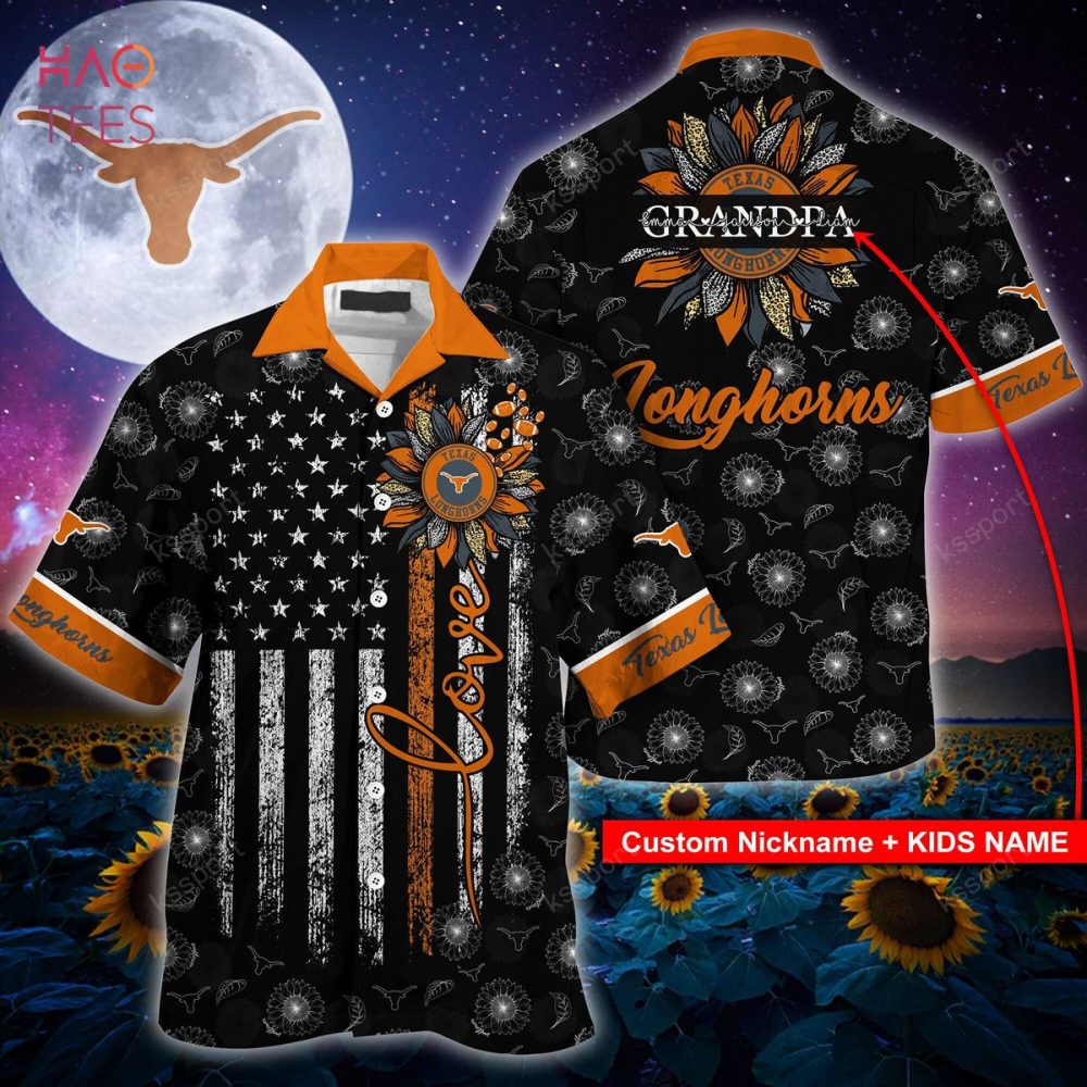 Texas Longhorns Hawaiian Shirt - Yz71
