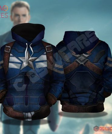 Avengers_ End Game Captain America Stealth Inspired 3D Hoodie