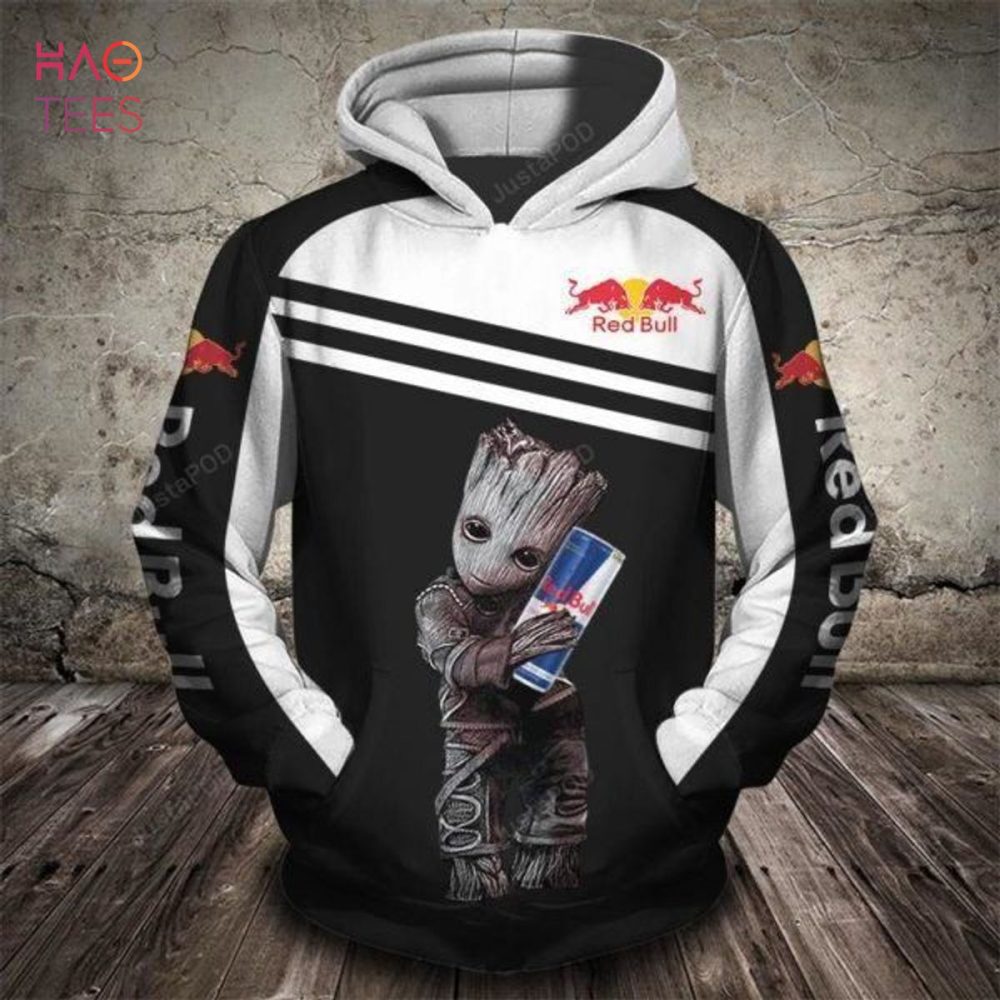 Baby Groot Red Bull Men And Women 3D Hoodie
