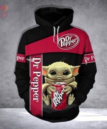 Baby Yoda Dr Pepper 3D Hoodie