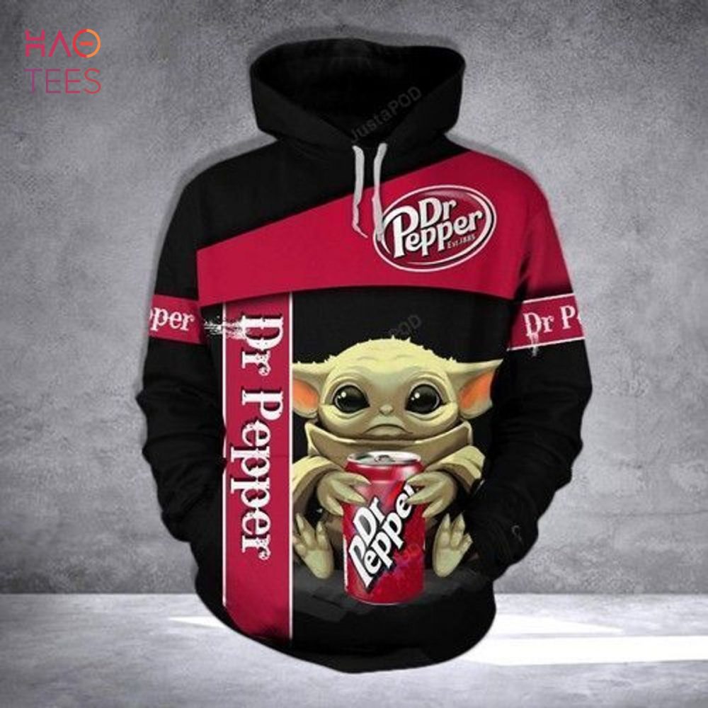 Baby Yoda Dr Pepper 3D Hoodie
