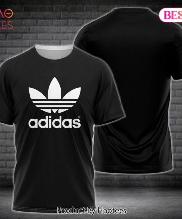 Adidas Black 3D T-Shirt Originals Trefoil