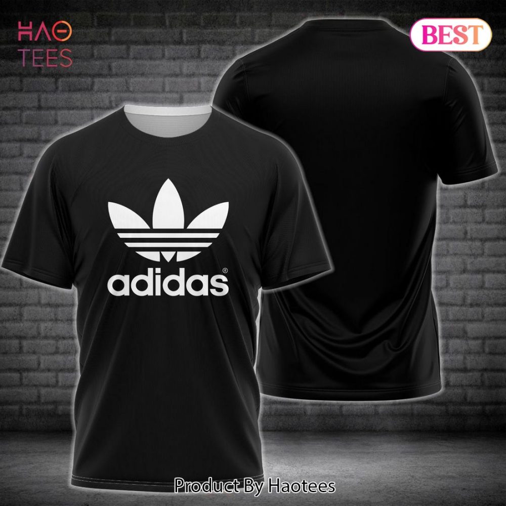 Adidas Black 3D T-Shirt Originals Trefoil