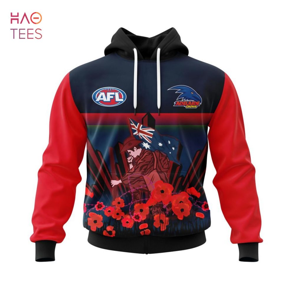 Afl Adelaide Football Club, Specialized 2022 Anzac Jersey Concepts 3D Hoodie