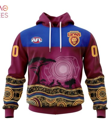 Afl Brisbane Lions, Specialized Jersey With Beautiful Australia Nature 3D Hoodie