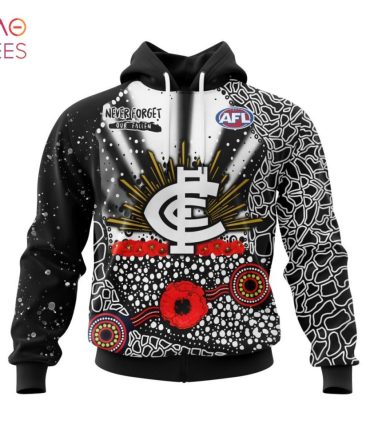 Afl Carlton Football Club, Specialized Anzac Jersey Concepts 3D Hoodie