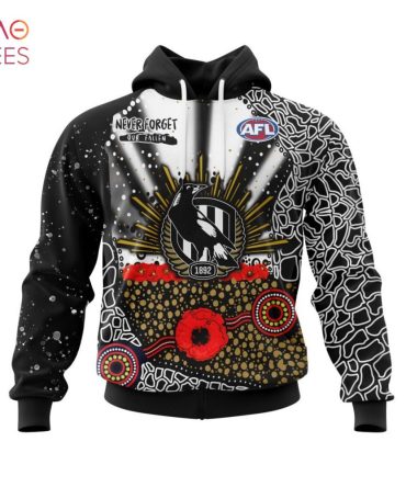 Afl Collingwood Football Club, Specialized Anzac Jersey Concepts 3D Hoodie