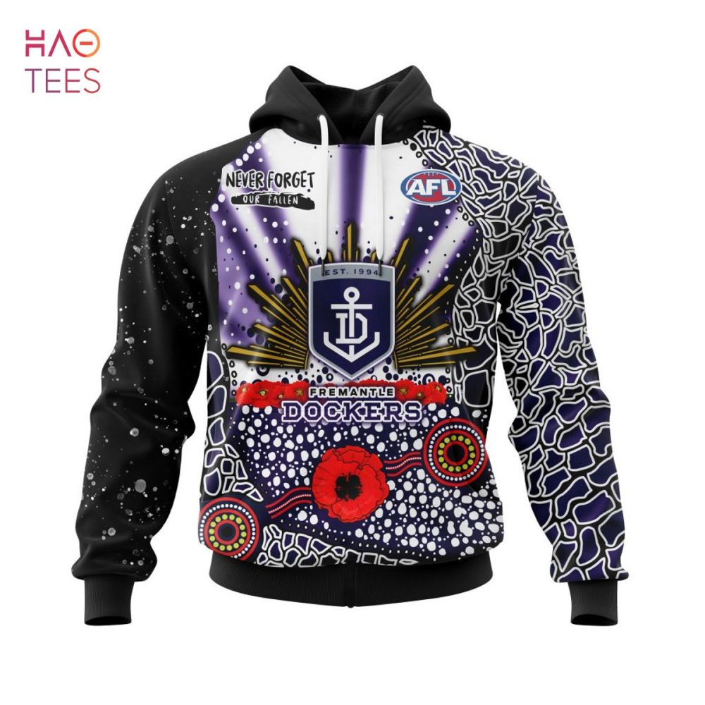 Afl Fremantle Dockers, Specialized Anzac Jersey Concepts 3D Hoodie
