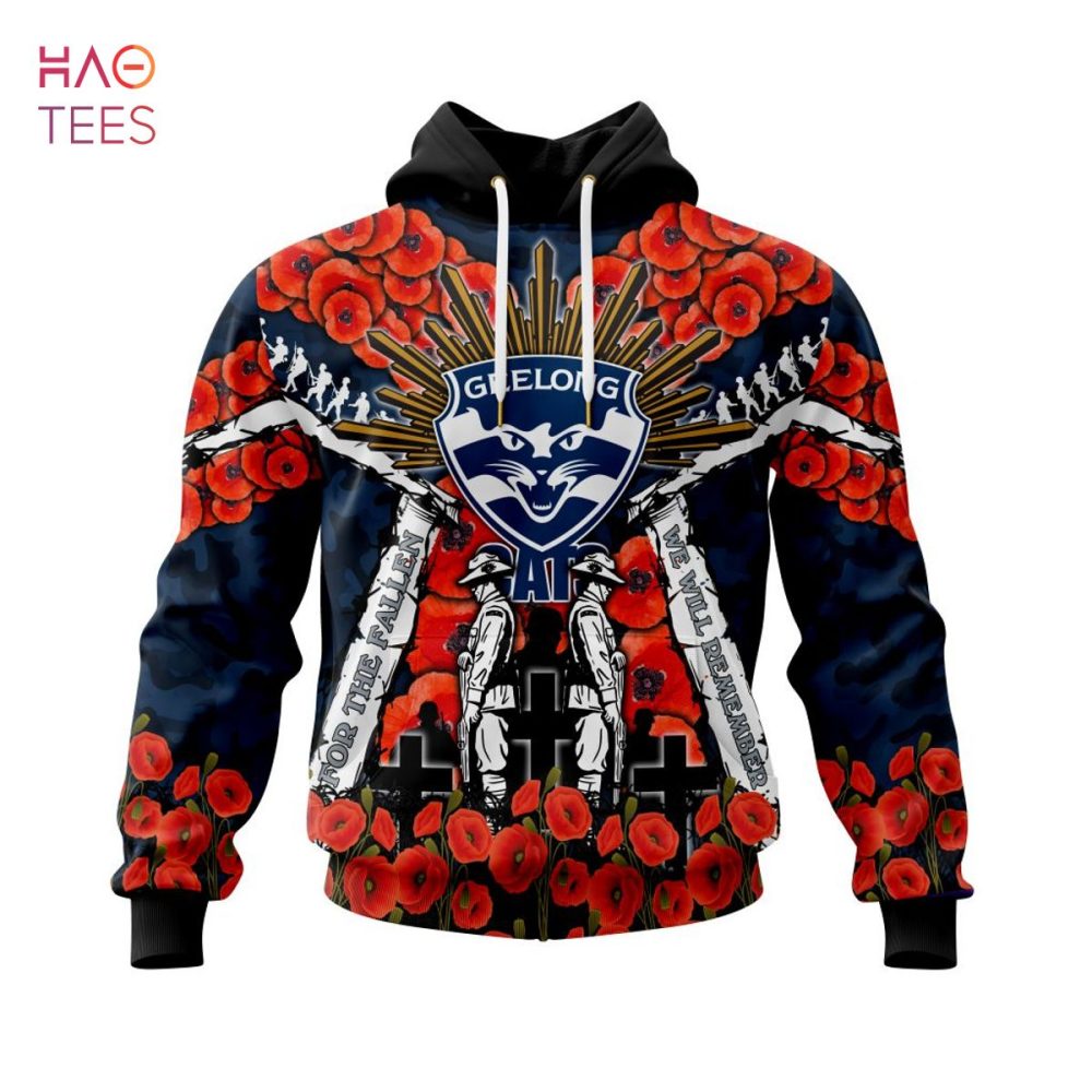 Afl Geelong Football Club, Specialized 2022 Anzac Jersey Concepts 3D Hoodie
