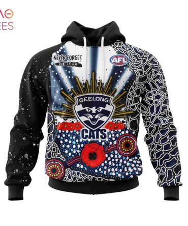 Afl Geelong Football Club, Specialized Anzac Jersey Concepts 3D Hoodie