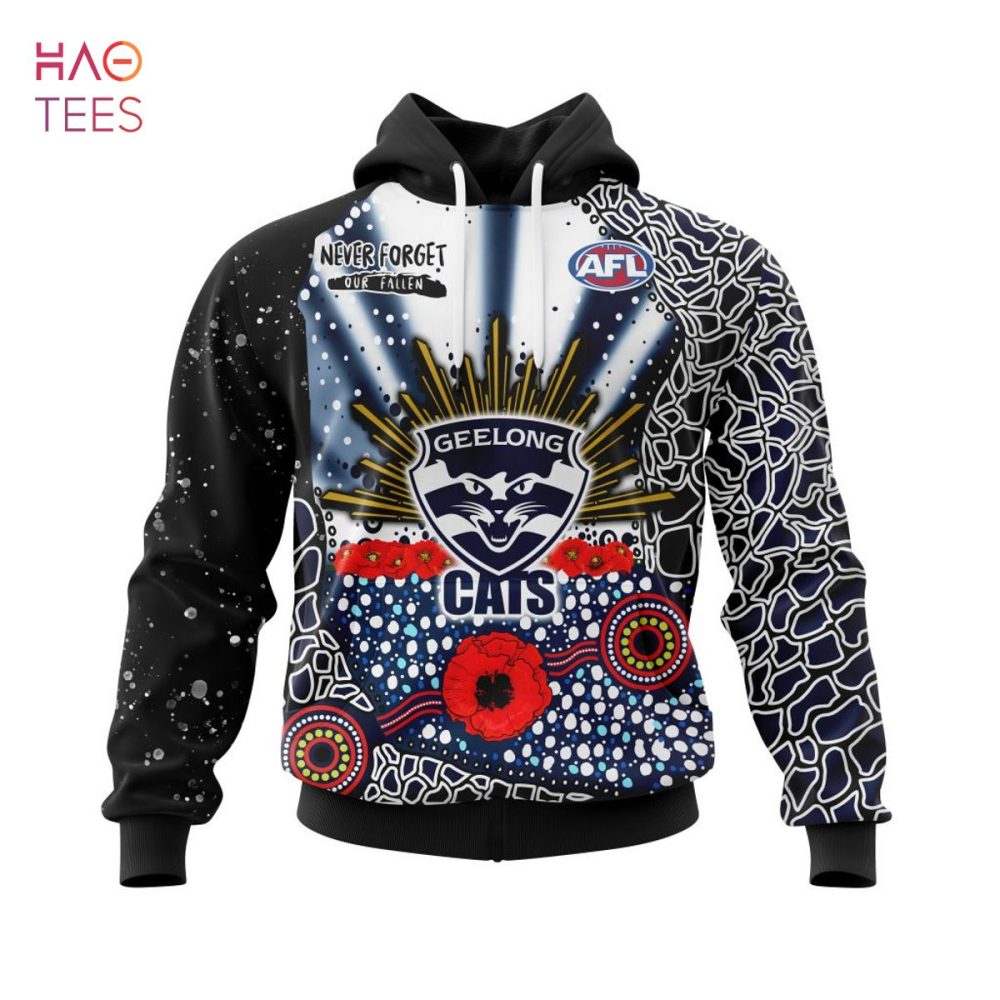 Afl Geelong Football Club, Specialized Anzac Jersey Concepts 3D Hoodie