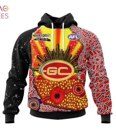 Afl Gold Coast Football Club, Specialized Anzac Jersey Concepts 3D Hoodie