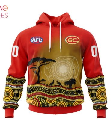 Afl Gold Coast Football Club, Specialized Jersey With Beautiful Australia Nature 3D Hoodie