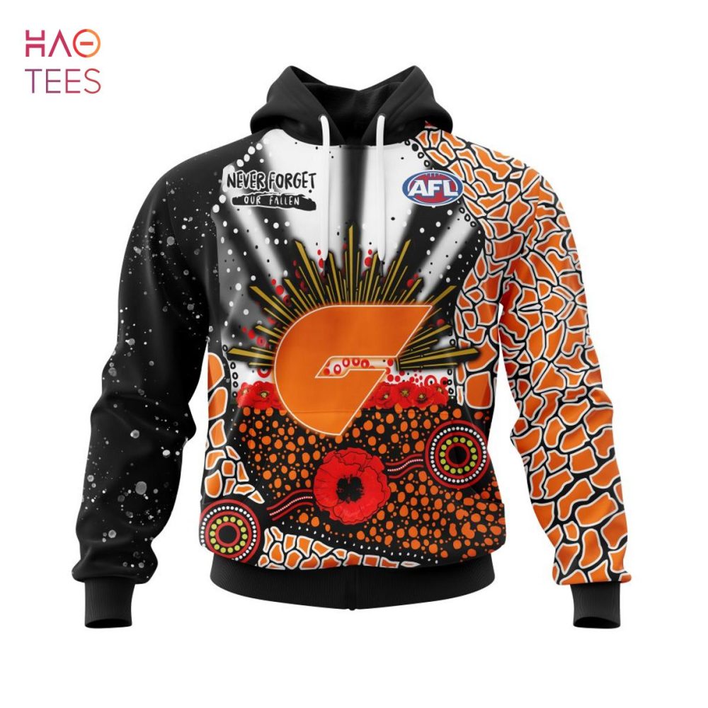 Afl Greater Western Sydney Giants, Specialized Anzac Jersey Concepts 3D Hoodie