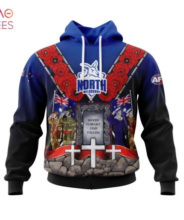 Afl Melbourne Football Club, Specialized 2022 Anzac Jersey Concepts 3D Hoodie Limited Edition