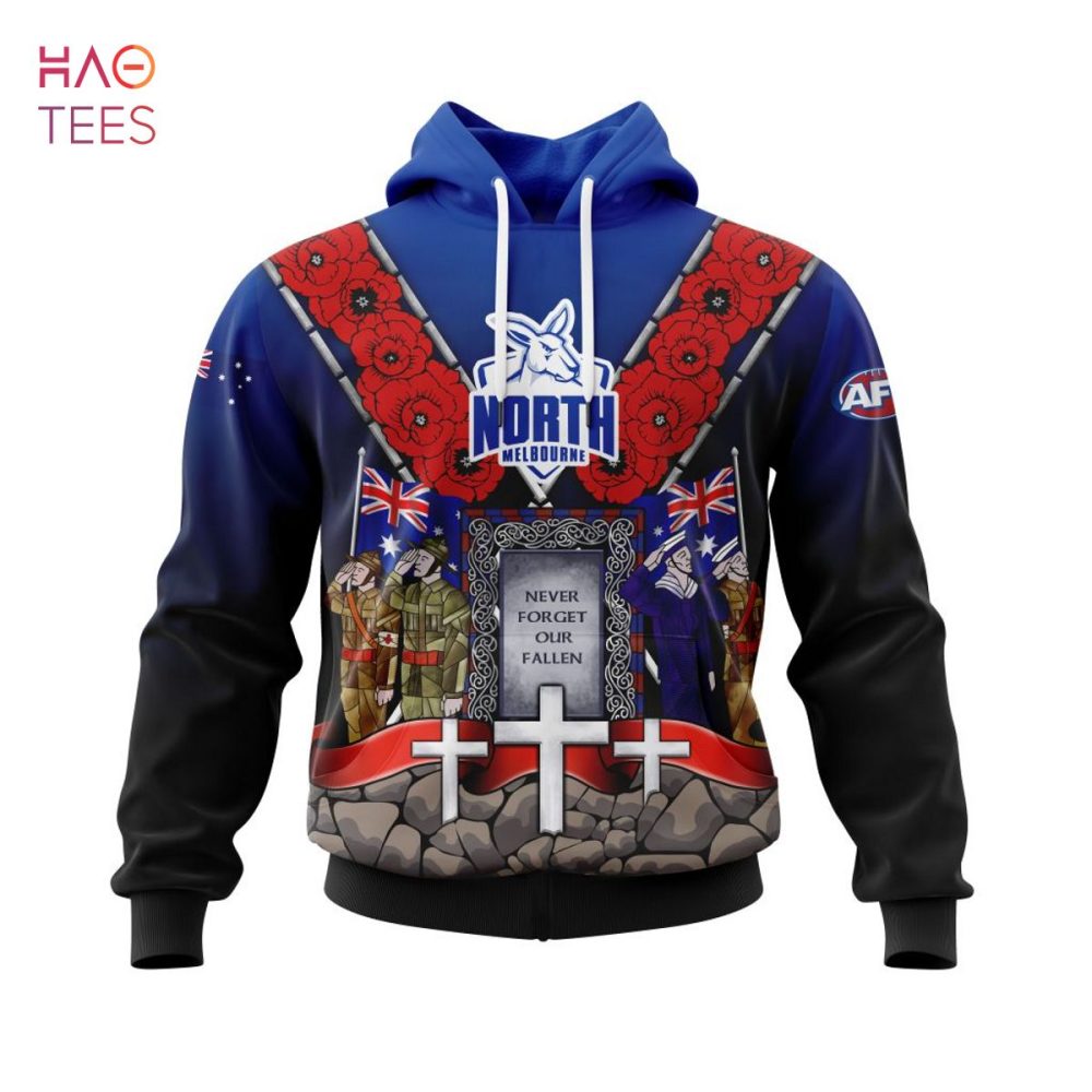 Afl Melbourne Football Club, Specialized 2022 Anzac Jersey Concepts 3D Hoodie Limited Edition