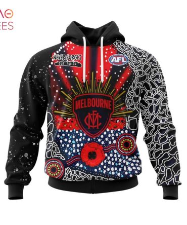 Afl Melbourne Football Club, Specialized Anzac Jersey Concepts 3D Hoodie