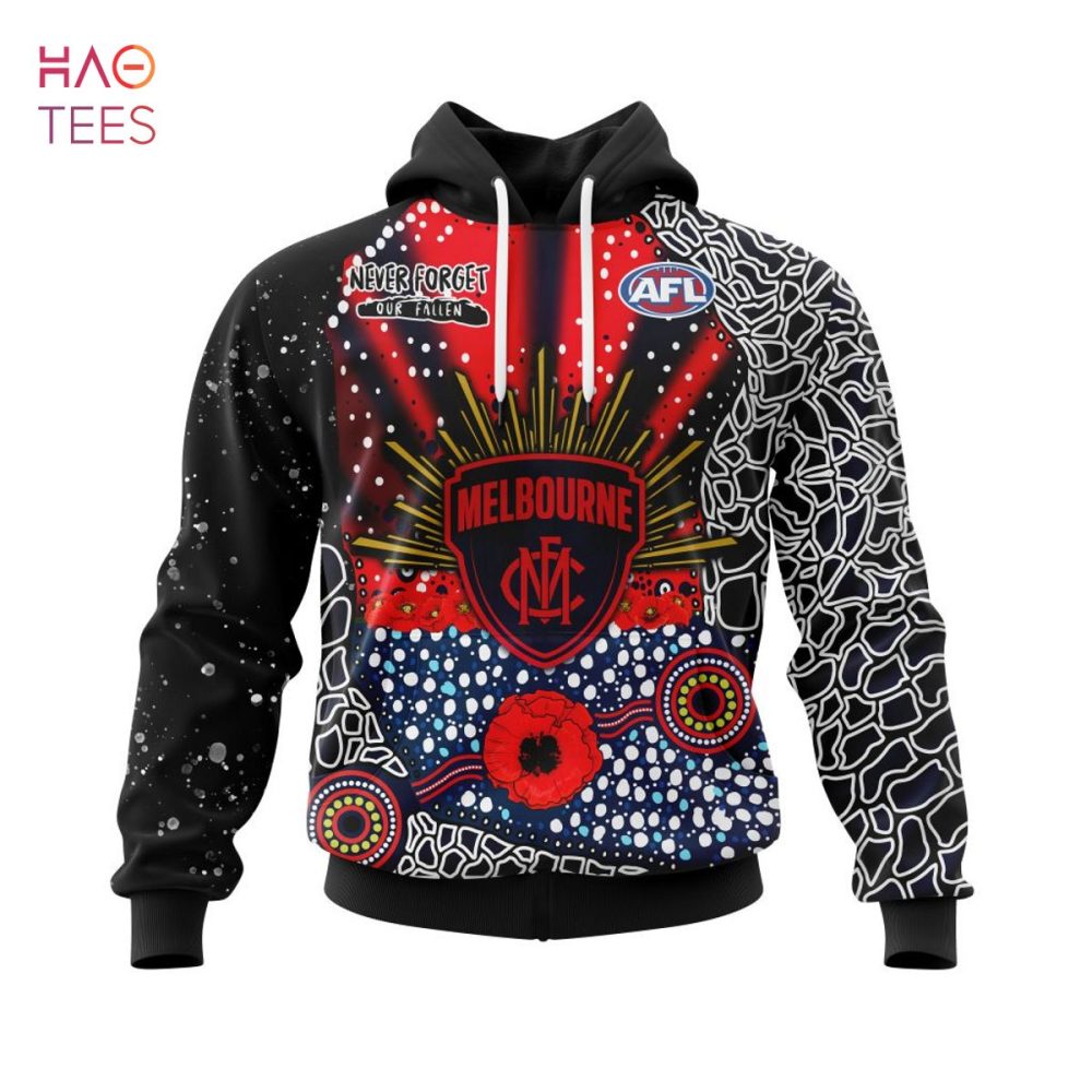 Afl Melbourne Football Club, Specialized Anzac Jersey Concepts 3D Hoodie
