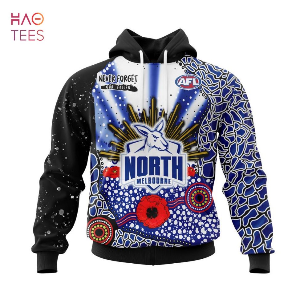 Afl North Melbourne Football Club, Specialized Anzac Jersey Concepts 3D Hoodie