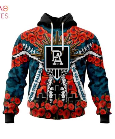 Afl Port Adelaide, Specialized 2022 Anzac Jersey Concepts 3D Hoodie