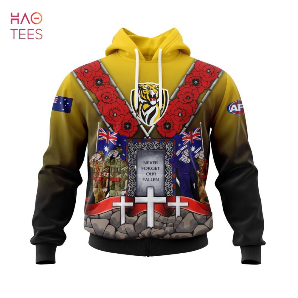 Afl Richmond, Specialized 2022 Anzac Jersey Concepts 3D Hoodie Pod Design