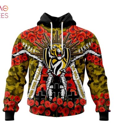 Afl Richmond, Specialized 2022 Anzac Jersey Concepts 3D Hoodie Limited Edition