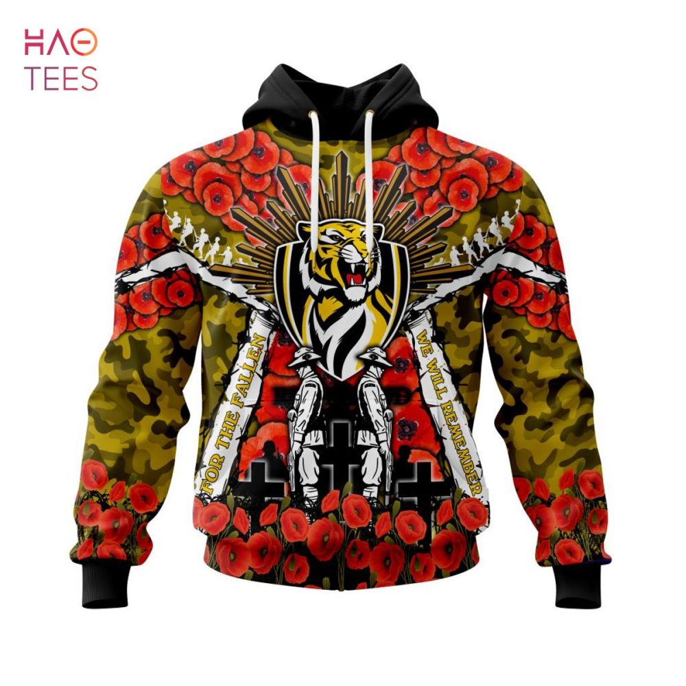 Afl Richmond, Specialized 2022 Anzac Jersey Concepts 3D Hoodie Limited Edition