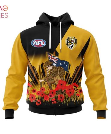 Afl Richmond, Specialized 2022 Anzac Jersey Concepts 3D Hoodie