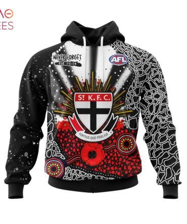 Afl St Kilda Football Club, Specialized Anzac Jersey Concepts 3D Hoodie