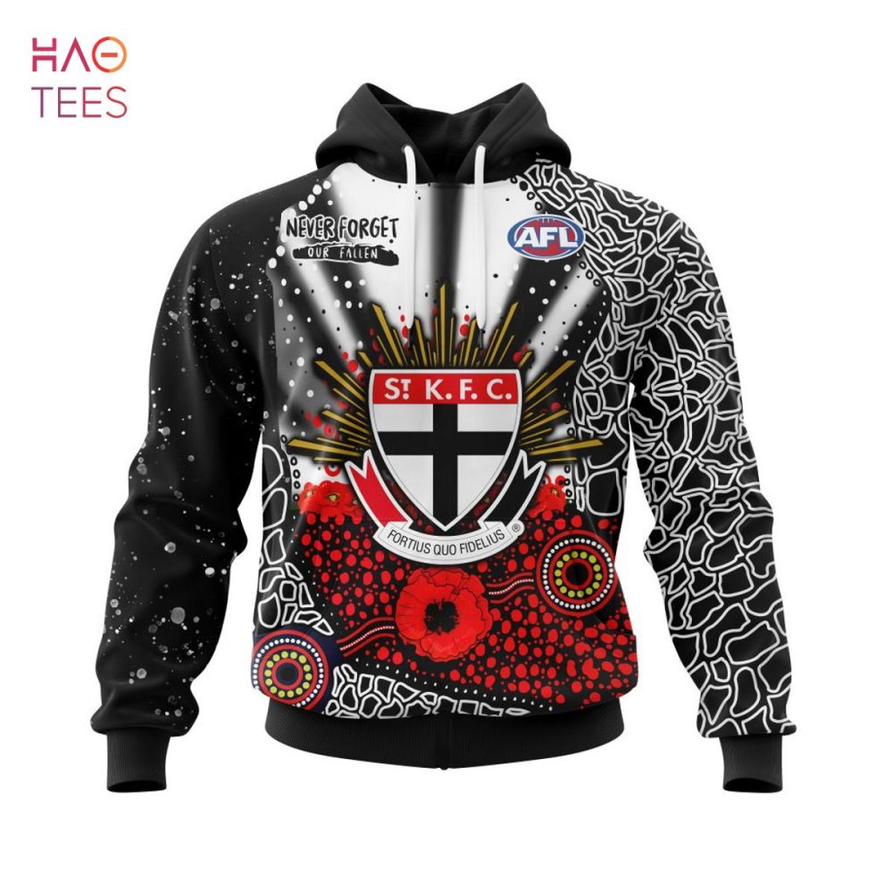 Afl St Kilda Football Club, Specialized Anzac Jersey Concepts 3D Hoodie