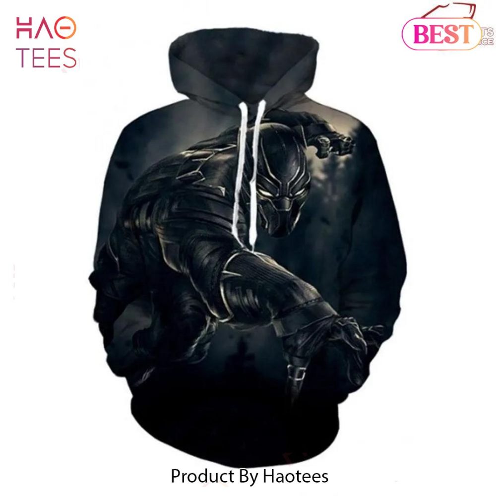Black Panther Marvel 3D Hoodie