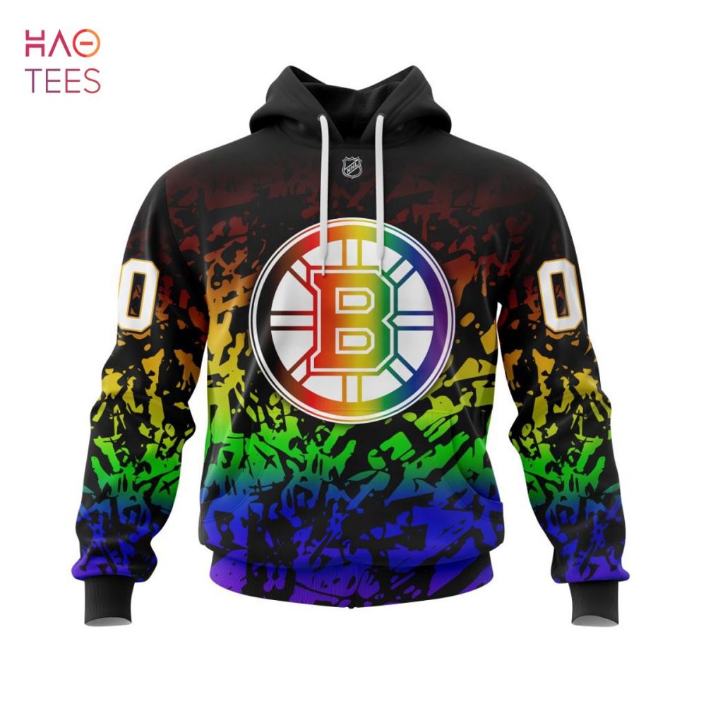 Boston Bruins, Specialized New Pride Jersey 3D Hoodie